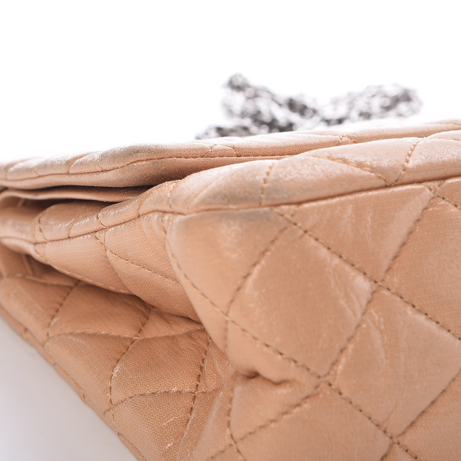 Chanel Iridescent Calfskin Quilted 2.55 Reissue 227 Flap Beige 15 of 16