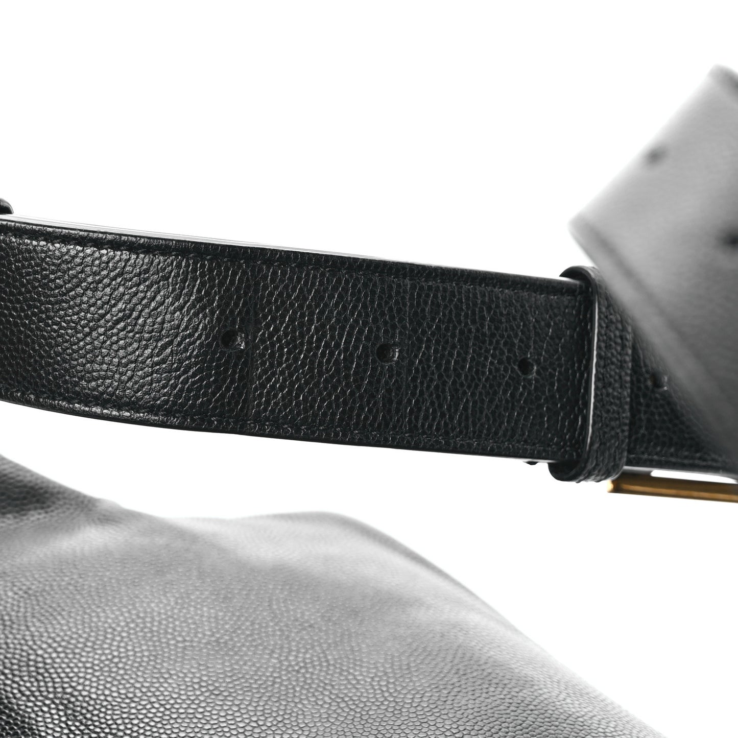 Grain De Poudre Monogram Belt Bag Black
