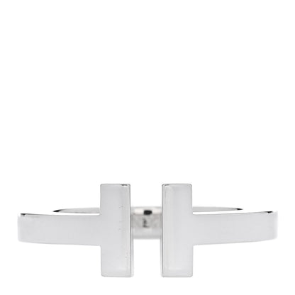 Tiffany Sterling Silver T Square Ring 52 6 1 of 4
