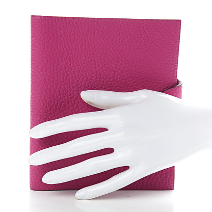 Hermes Togo Ulysse PM Agenda Cover Rose Pourpre 2 of 7