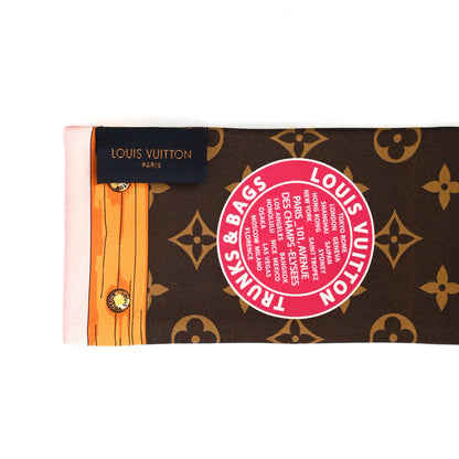 Louis Vuitton Silk Monogram Summer Trunks Bandeau Brown 2 of 3