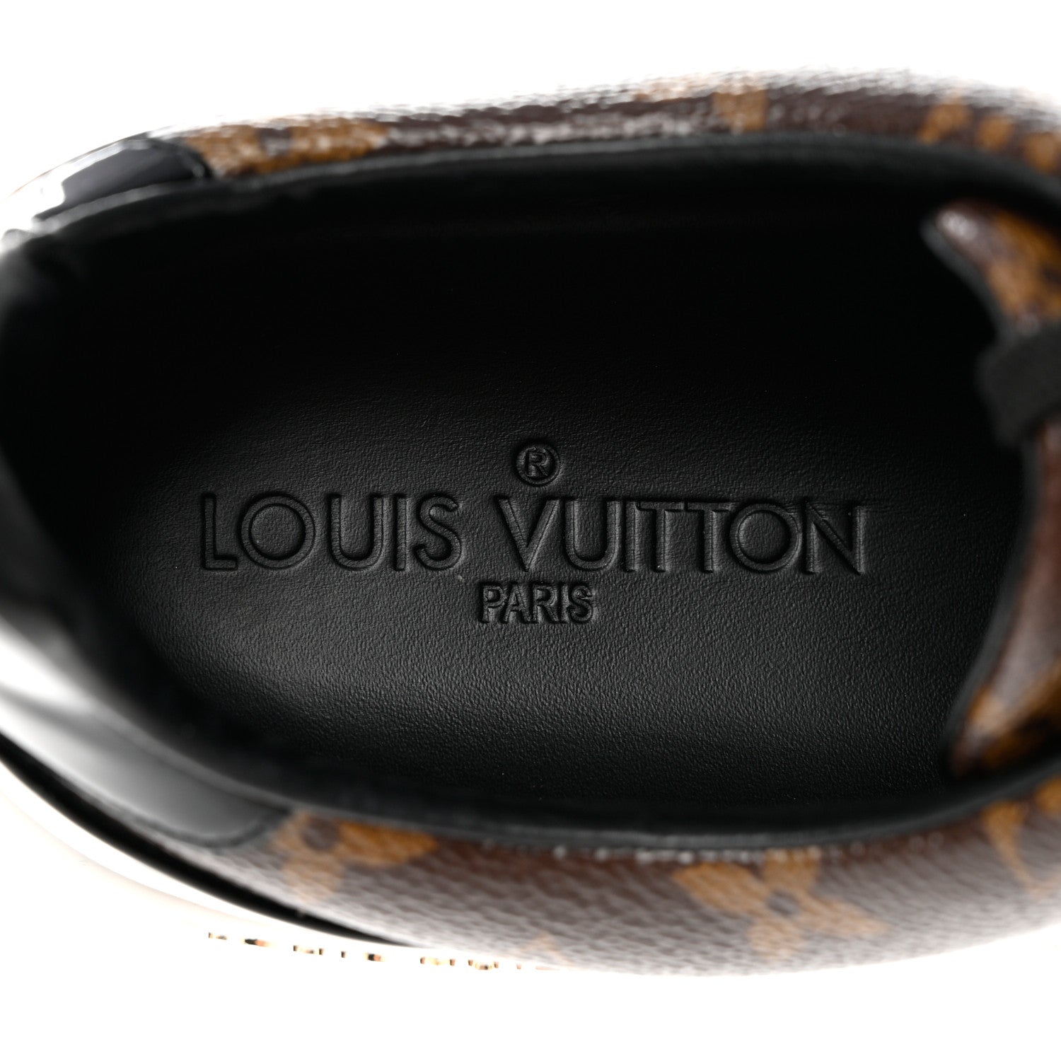 Louis Vuitton Patent Monogram Frontrow Sneakers 38 6 of 9