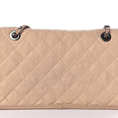 Chanel Caviar Quilted Medium French Riviera Flap Beige 9 of 15