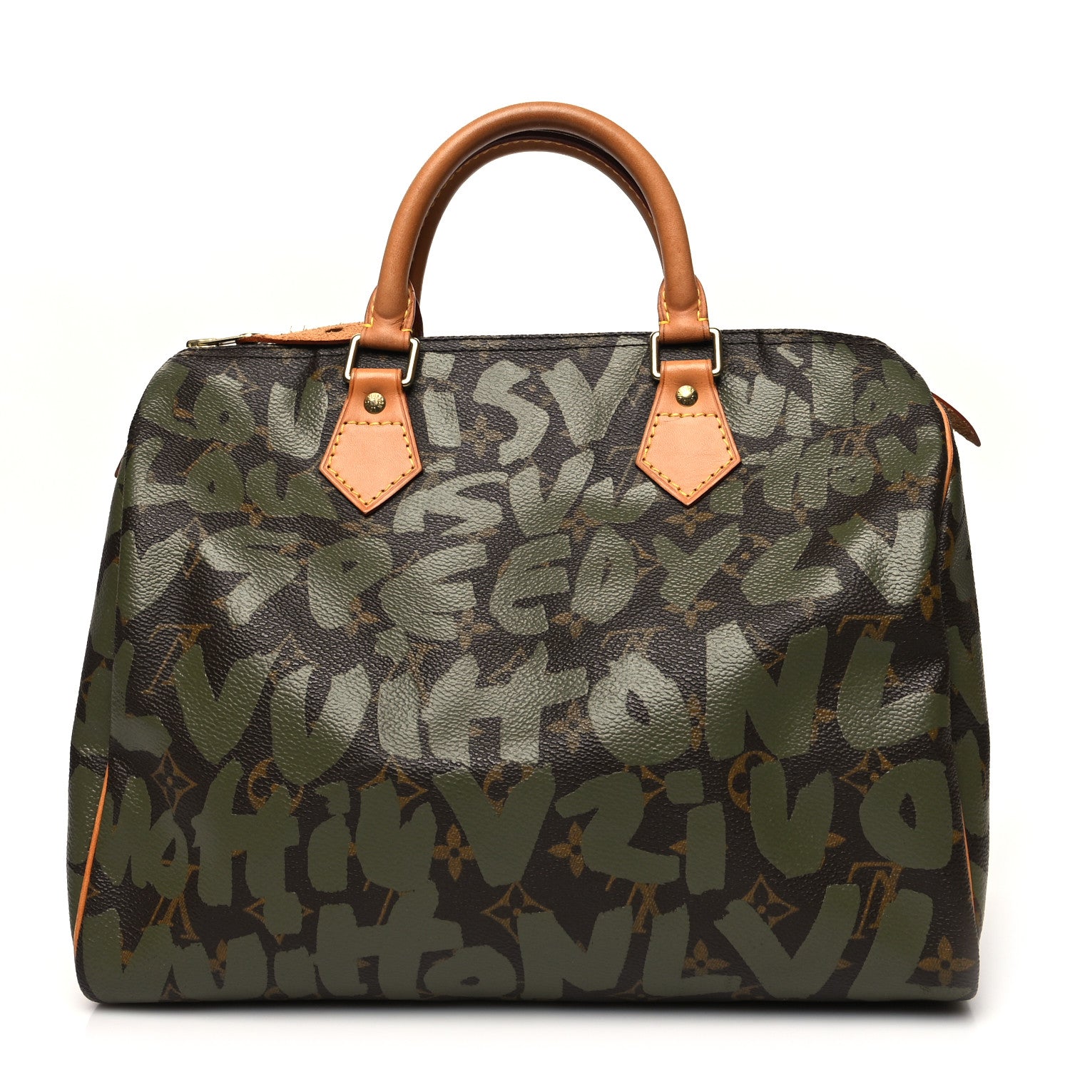 Louis Vuitton Monogram Graffiti Speedy 30 Kaki 1 of 14