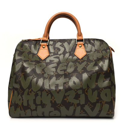Louis Vuitton Monogram Graffiti Speedy 30 Kaki 1 of 14