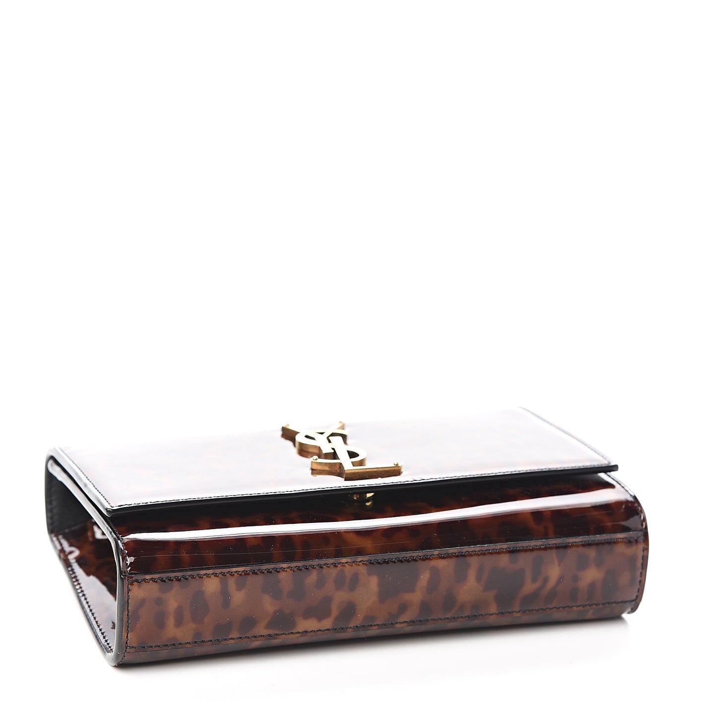 Patent Small Monogram Kate Satchel Tortoiseshell