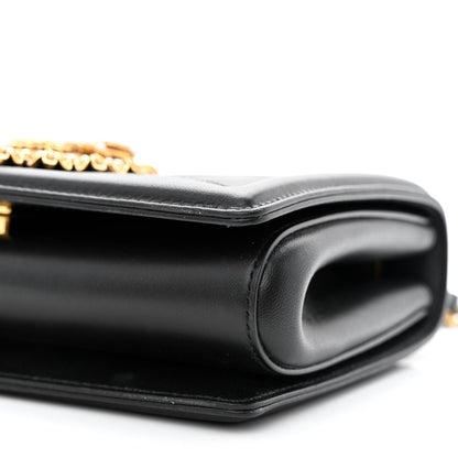 Dolce & Gabbana Calfskin Medium Devotion Crossbody Bag Black 10 of 12