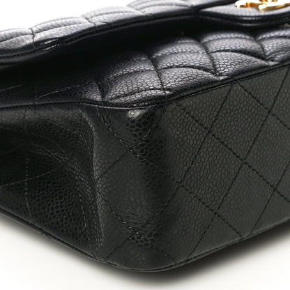 Chanel Caviar Quilted Medium Double Flap Black 9 of 10
