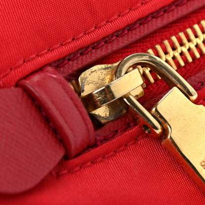 Prada Tessuto Nylon Small Shoulder Bag Rosso 14 of 14