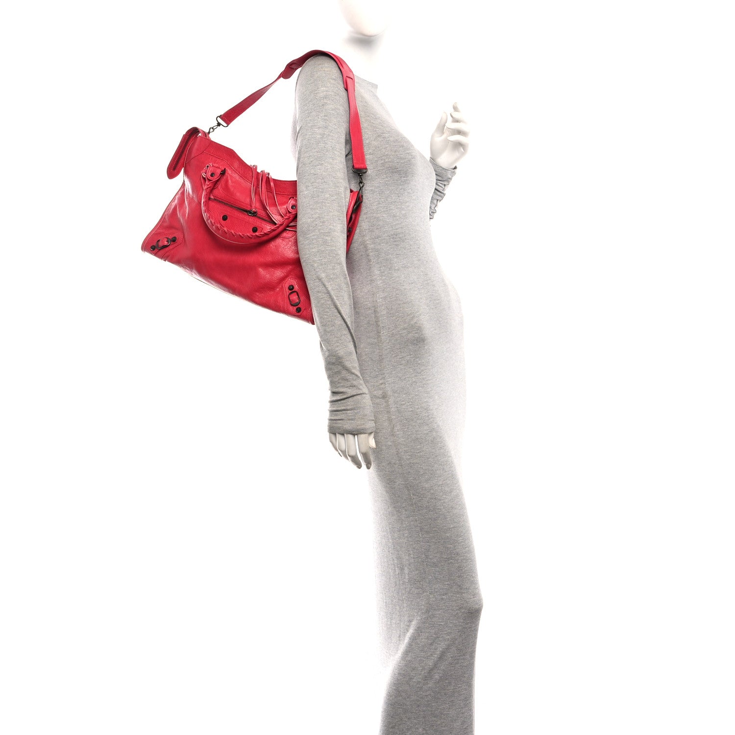 Balenciaga Agneau Classic Hardware City Rose Thulian 2 of 11