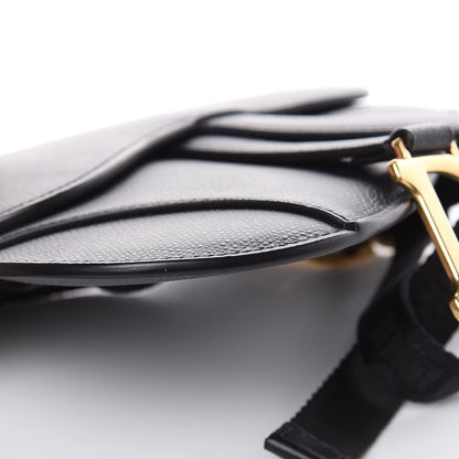 Christian Dior Grained Calfskin Saddle Belt Bag Black 7 of 8