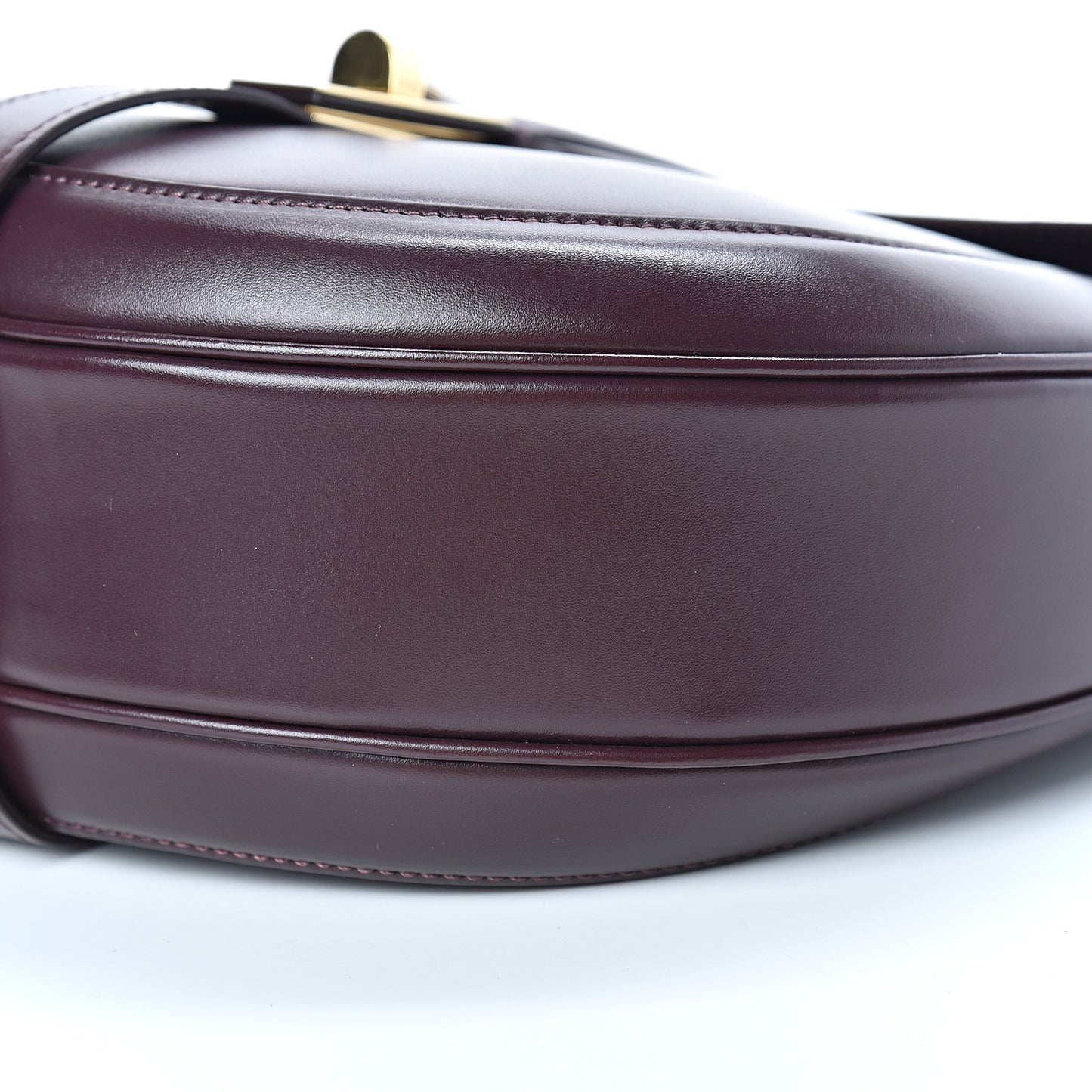 Burgundy Satinated Calfskin Besace 16 Burgundy