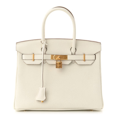 Hermes Togo Birkin 30 Mushroom 1 of 12