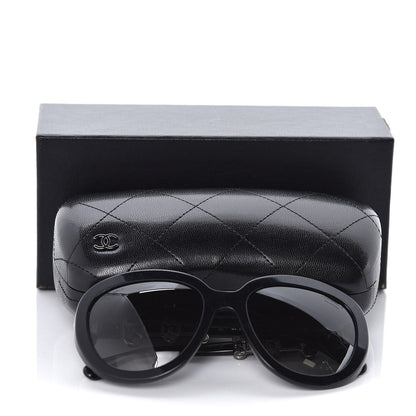 Chanel Pearl Crystal Bijoux Polarized Sunglasses 5335-B-A Black 8 of 8
