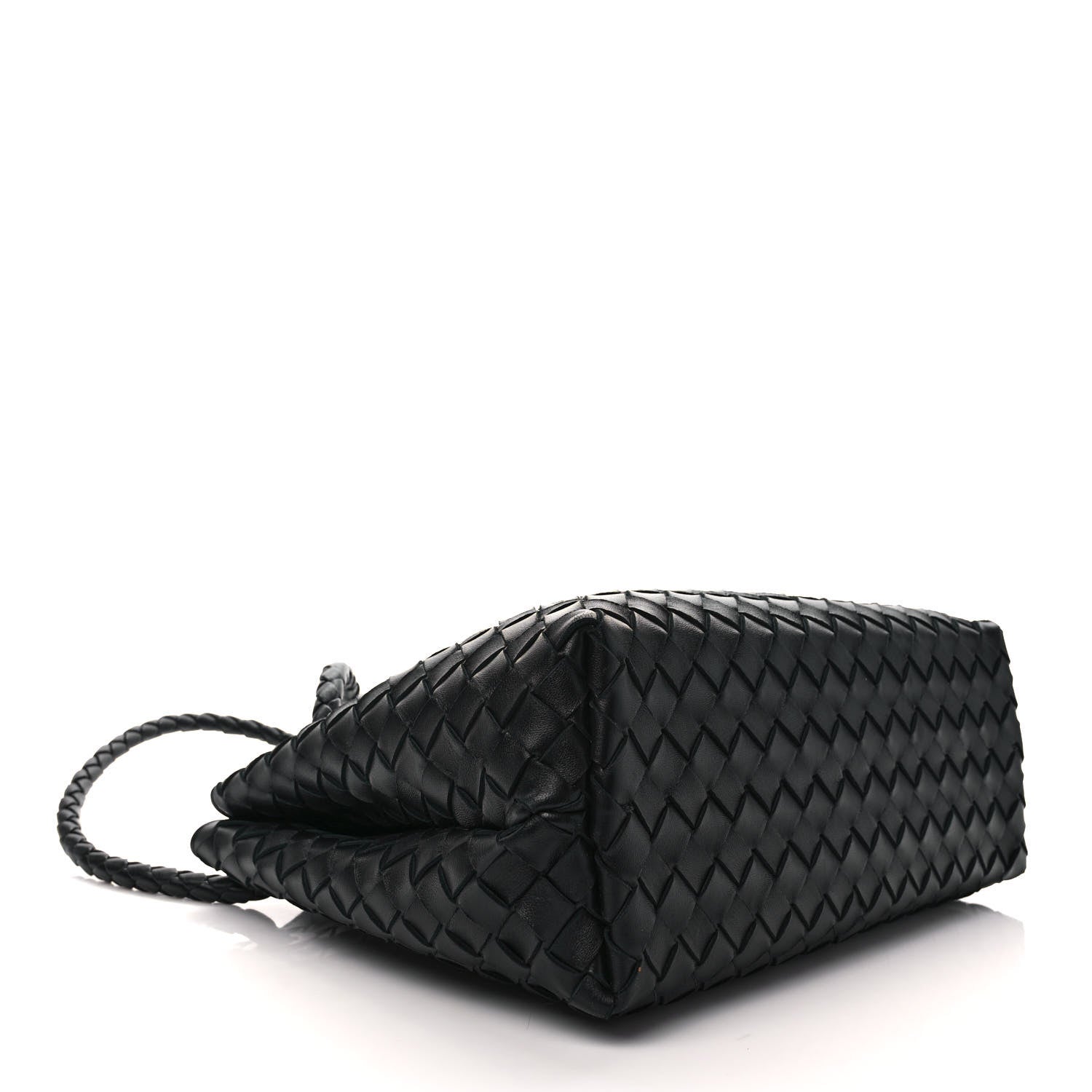 Bottega Veneta Nappa Intrecciato Medium Andiamo Shoulder Bag Black 4 of 8