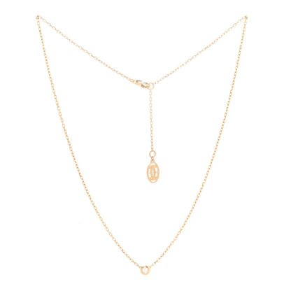 Cartier 18K Yellow Gold Diamond SM D'Amour Pendant Necklace 3 of 5
