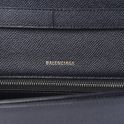 Balenciaga Signature Grained Calfskin Logo S Ville Day Bag Bleu Tempete Jaune 6 of 10