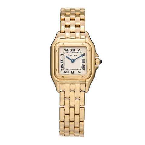 18K Yellow Gold 22mm Panthere Quartz Watch