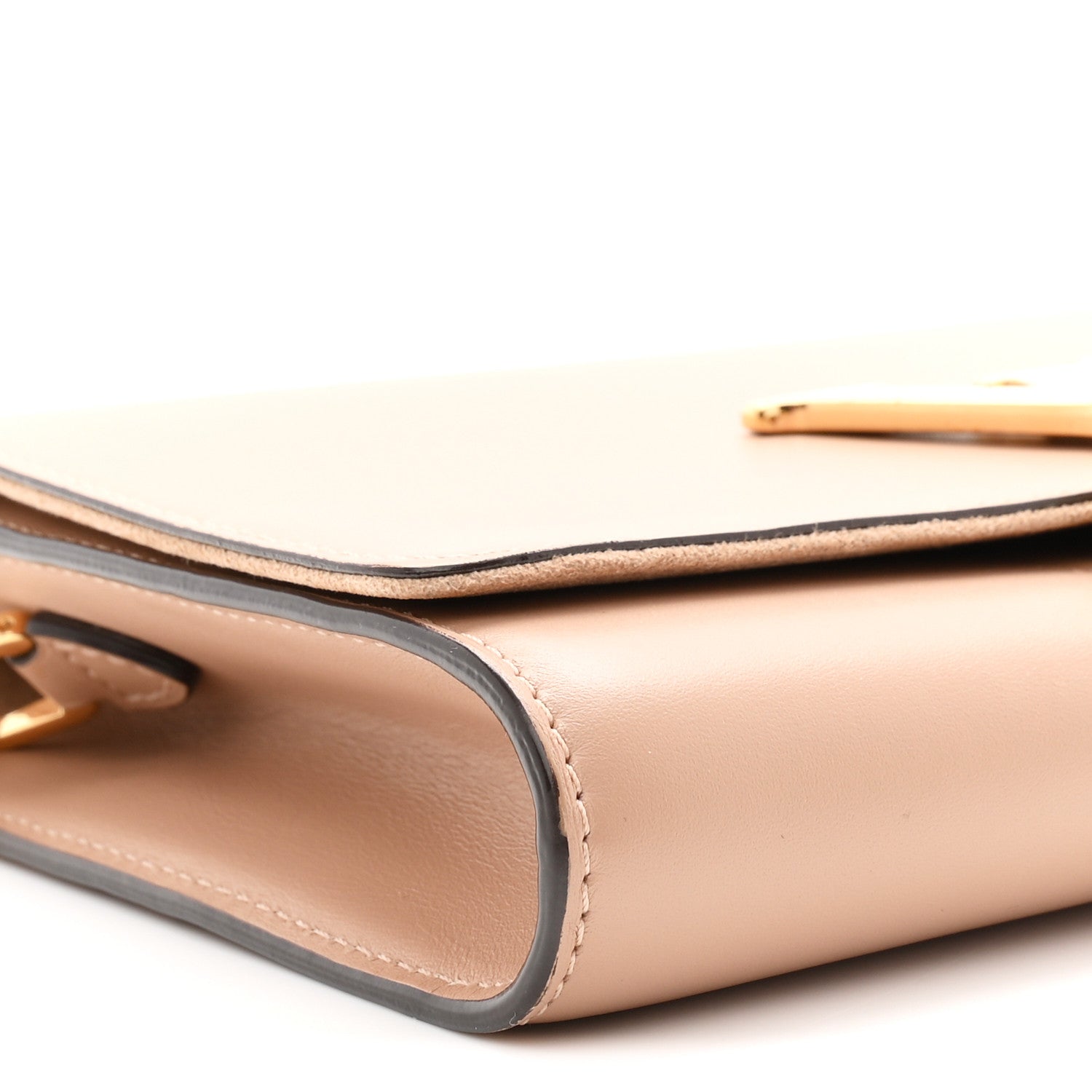 Louis Vuitton Calfskin Chain Louise MM Nude 9 of 10