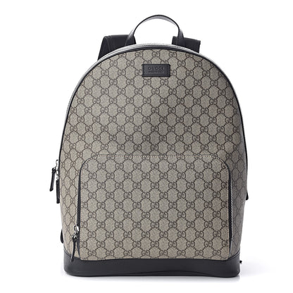 Gucci GG Supreme Monogram Medium Backpack Black 1 of 11