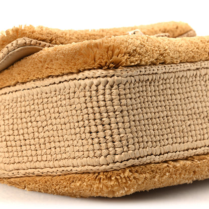Chanel Braided Raffia Coco Beach Flap Beige 9 of 13