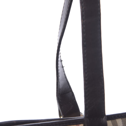 Burberry Haymarket Check Medium Regent Tote Chocolate 13 of 15