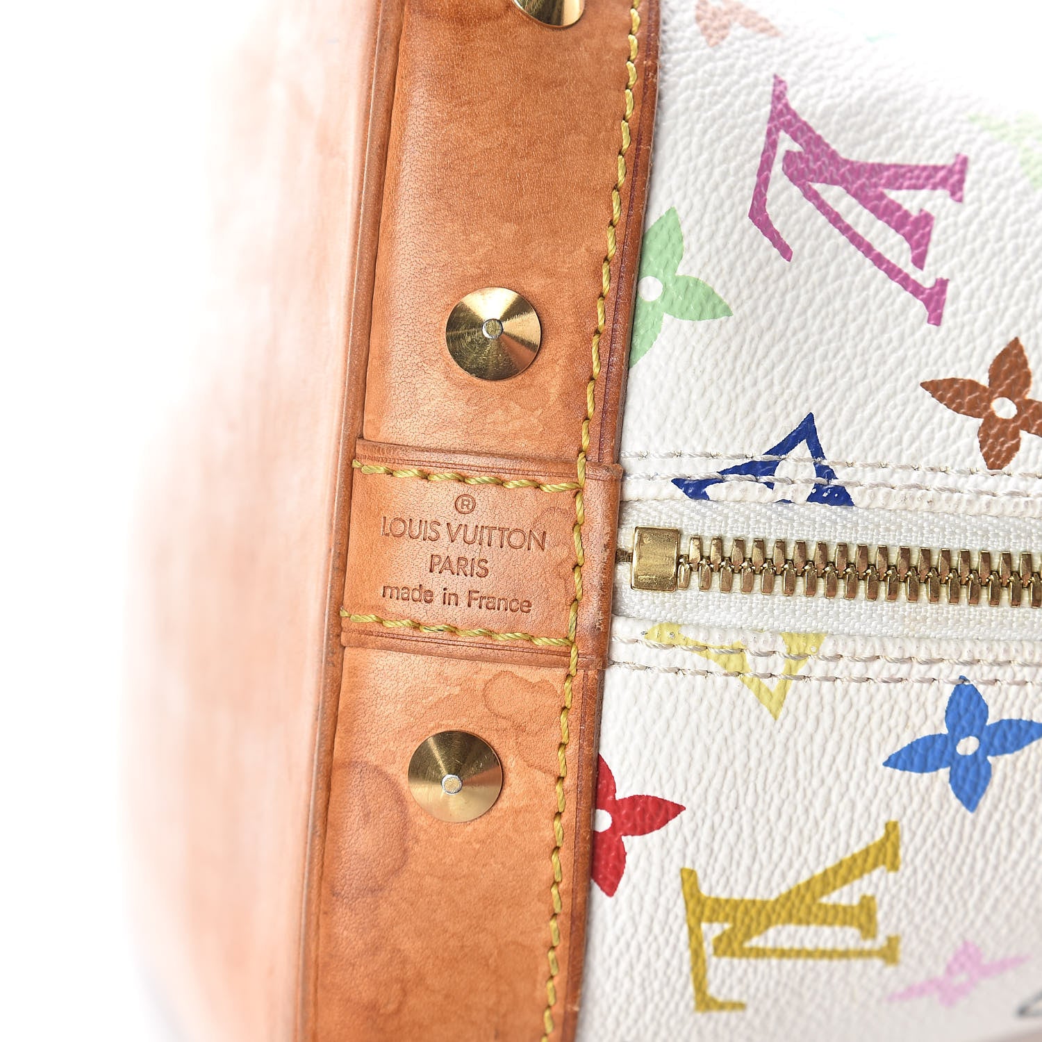 Louis Vuitton Monogram Multicolor Alma White 5 of 14