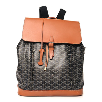 Goyard Goyardine Calfskin Alpin MM Backpack Gold Black 1 of 15