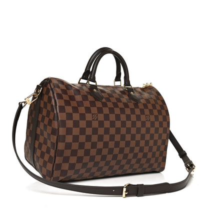 Louis Vuitton Damier Ebene Speedy Bandouliere 35 3 of 12