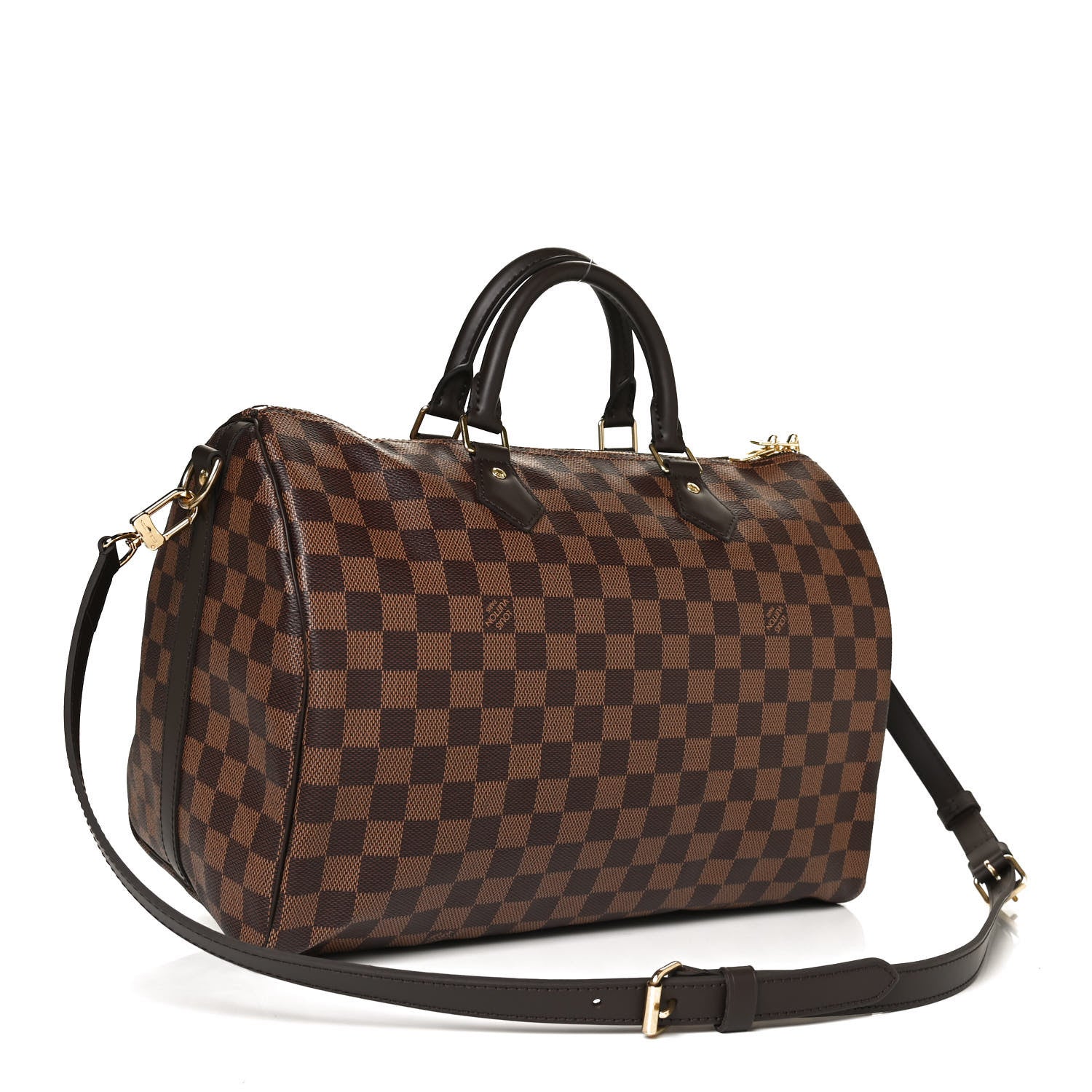 Louis Vuitton Damier Ebene Speedy Bandouliere 35 3 of 12