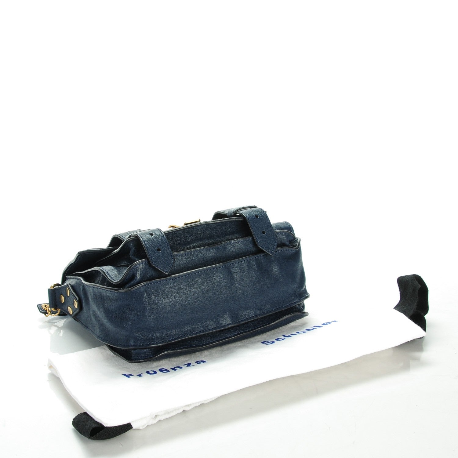 Proenza Schouler Lambskin PS1 Pouch Messenger Midnight 4 of 7