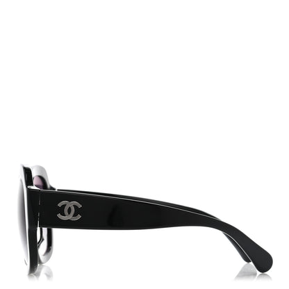 Chanel Acetate CC Sunglasses 5373 Black 4 of 8