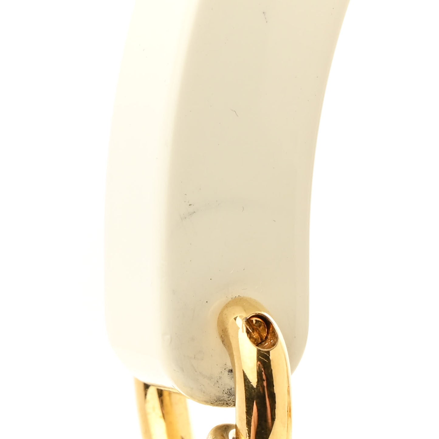 Plexiglass Mini Sylvie 1969 Top Handle Bag Ivory