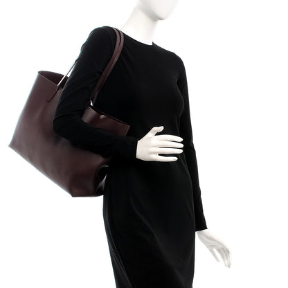 Saint Laurent Calfskin Large Shopping Tote Bordeaux 2 of 8