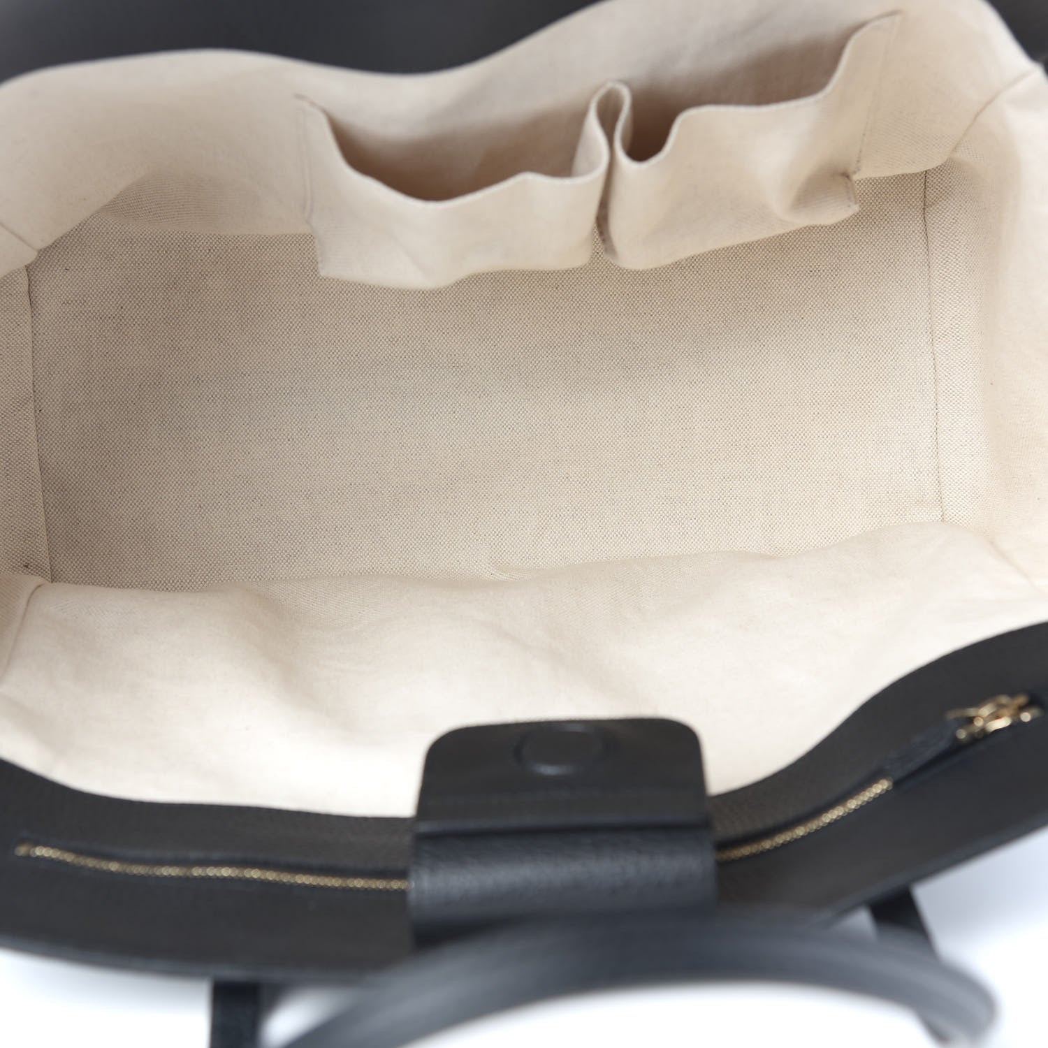 Gucci Pebbled Calfskin Medium Swing Tote Black 5 of 7