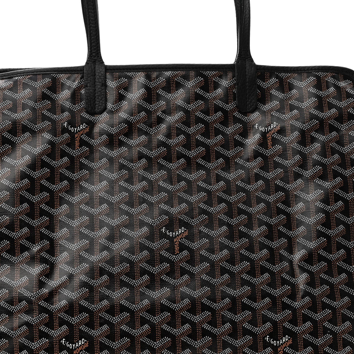Goyardine Sac Hardy Pet Carrier PM Black