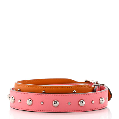 Hermes Swift Studded Carnaby Losange Shoulder Strap Rose D'Ete Abricot 2 of 5