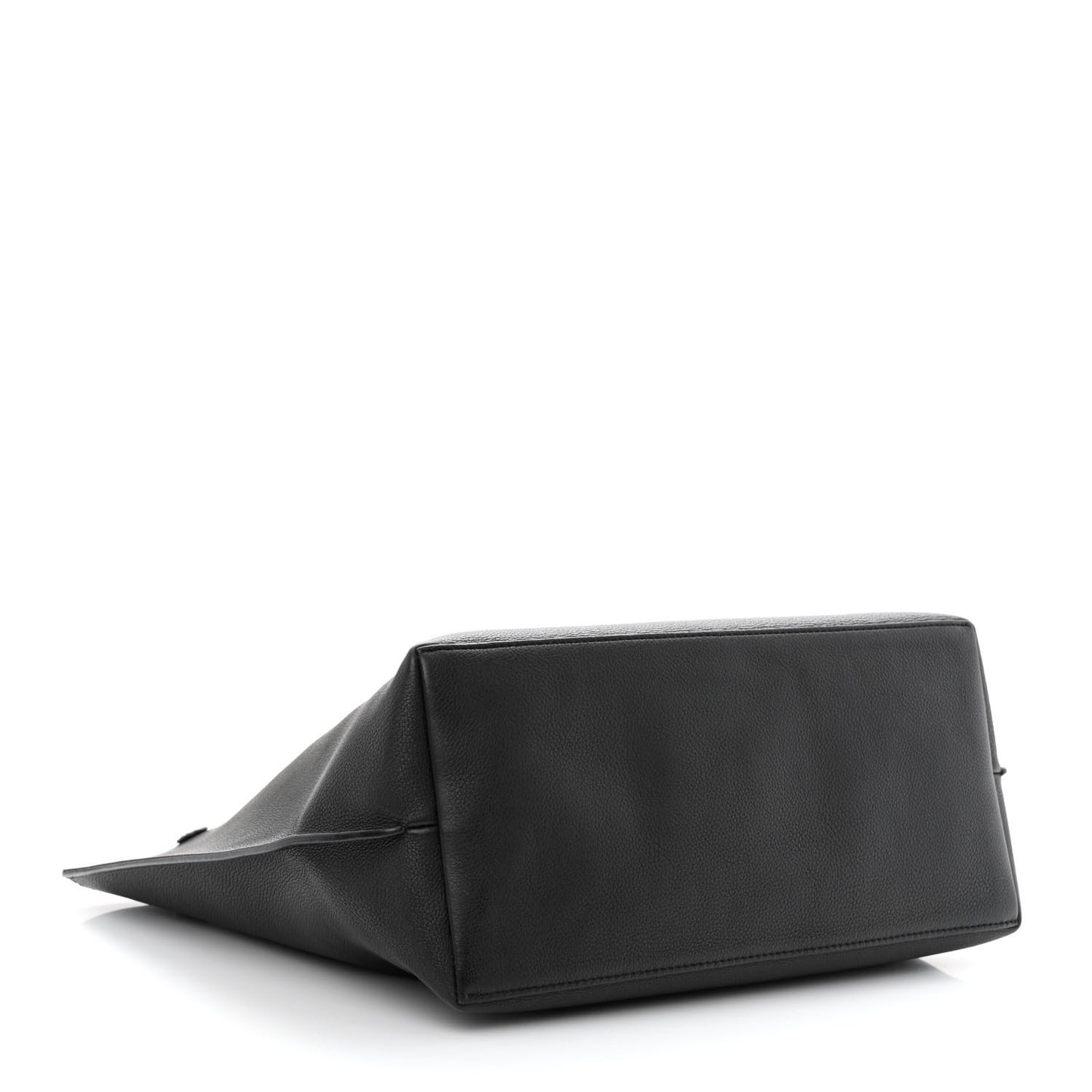 Calfskin Lockme Go Tote Black