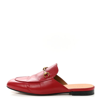 Gucci Malaga Kid Womens Princetown Slippers 40 Hibiscus Red 1 of 10
