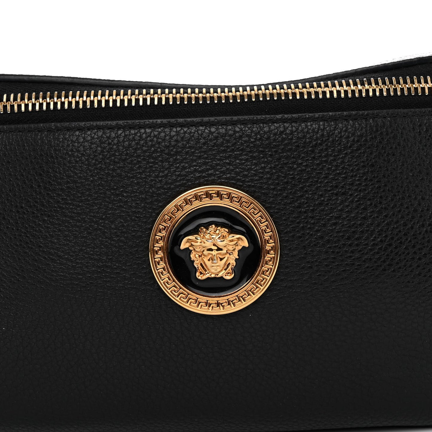 Grained Calfskin Vanitas Medea Belt Bag Black