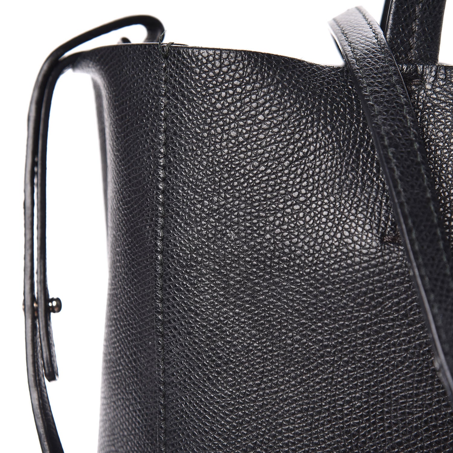 Celine Grained Calfskin Small Vertical Cabas Black 10 of 20