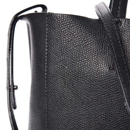 Celine Grained Calfskin Small Vertical Cabas Black 10 of 20
