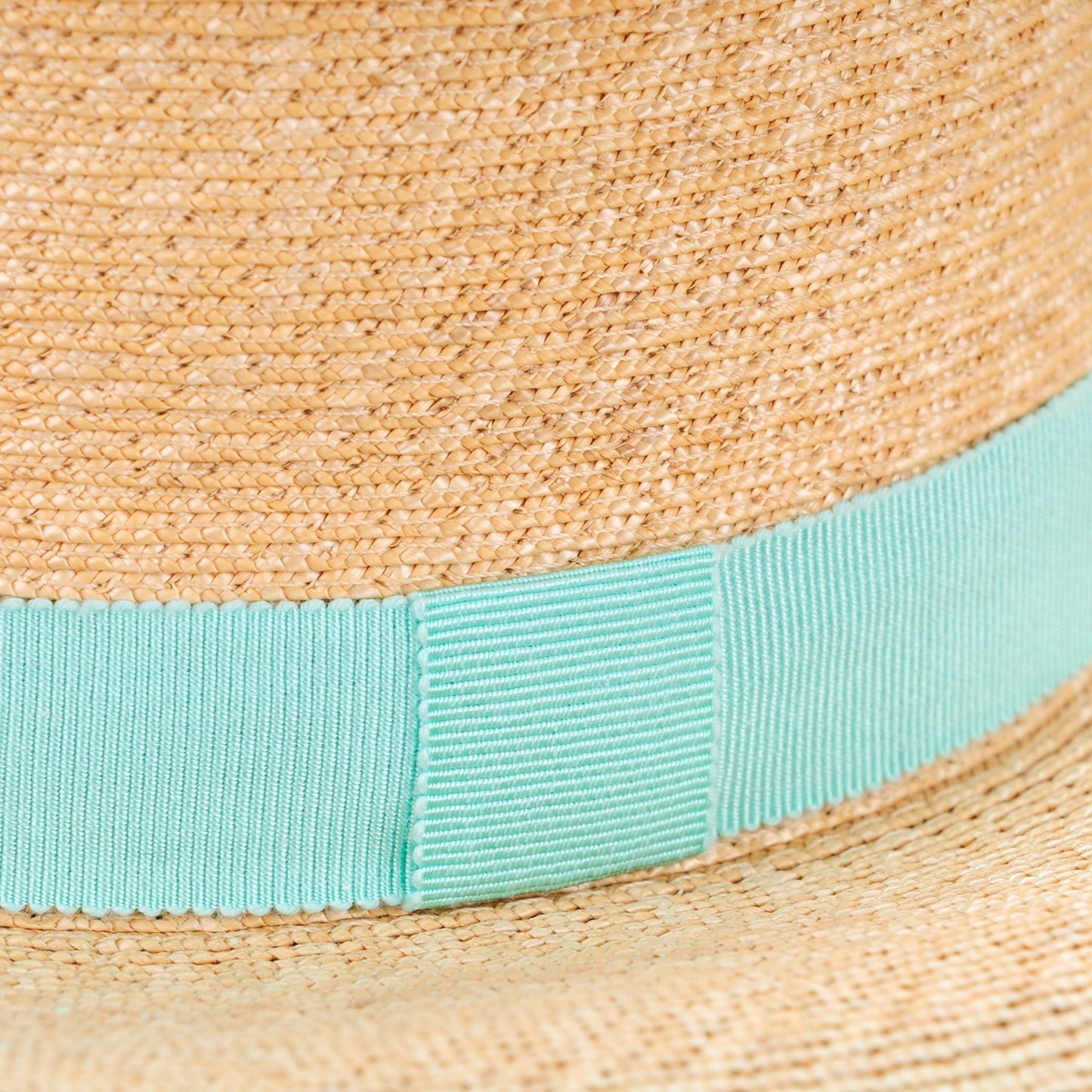 Straw CC Floppy Hat M Beige