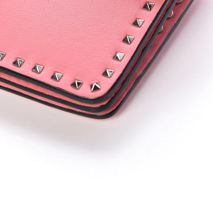 Valentino Garavani Calfskin Mini Rockstud Cabana Crossbody Bag Paradise Rose 9 of 9