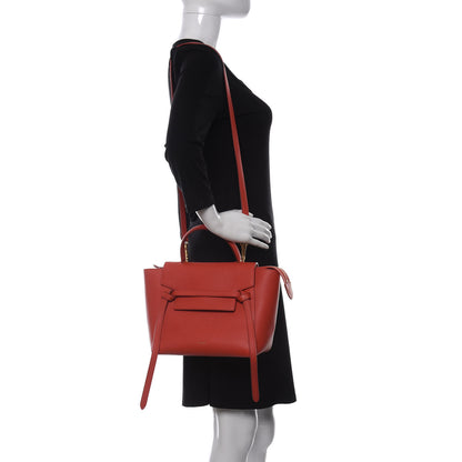 Celine Baby Grained Calfskin Micro Belt Bag Poppy 2 of 10