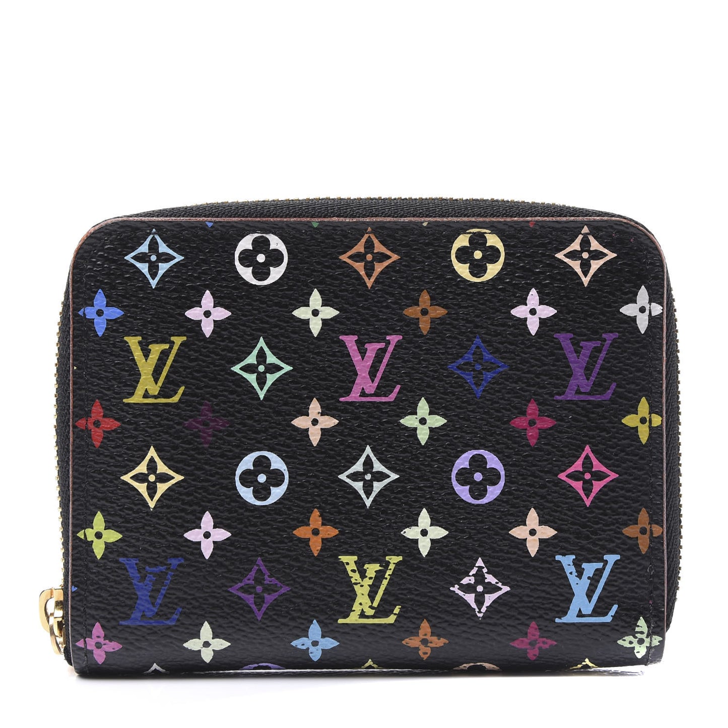Monogram Multicolor Zippy Coin Purse Black Grenade