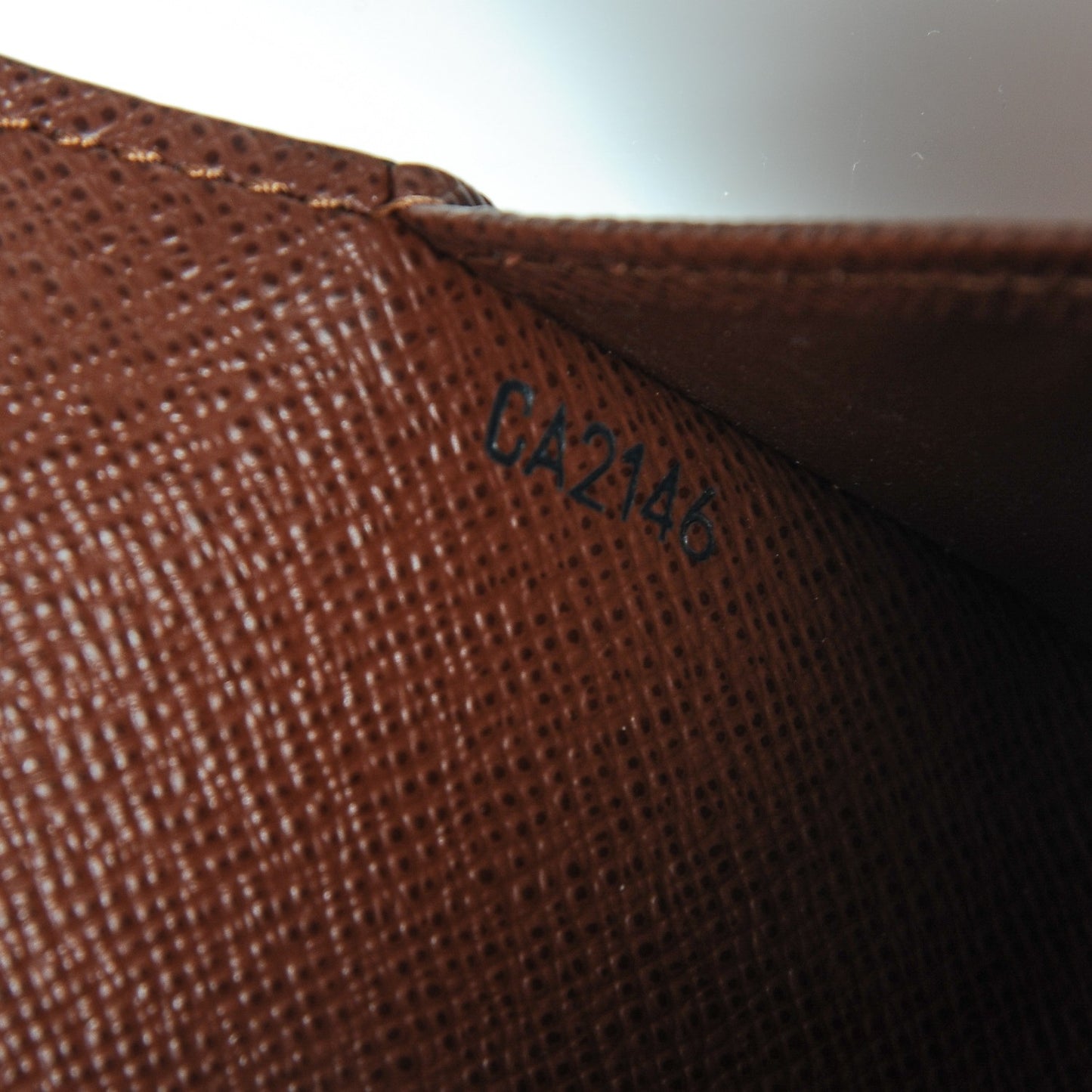 Monogram Checkbook Holder Wallet