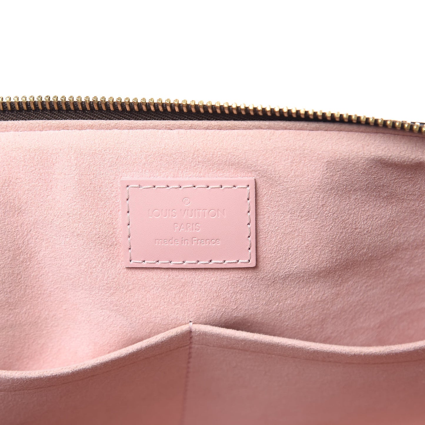 Damier Ebene Caissa Tote PM Rose Ballerine