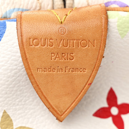 Louis Vuitton Monogram Multicolor Speedy 30 White 6 of 14
