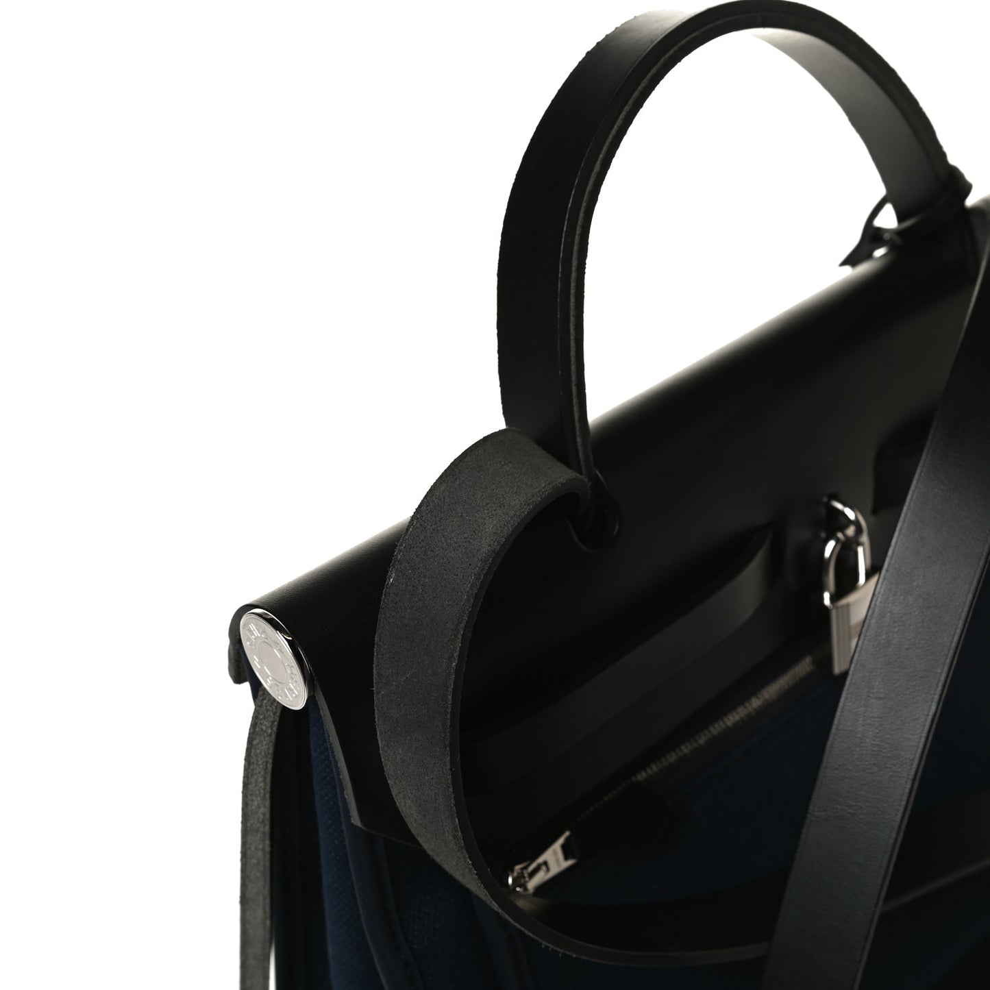 Toile Vache Hunter Herbag Zip PM 31 Bleu Marine Black